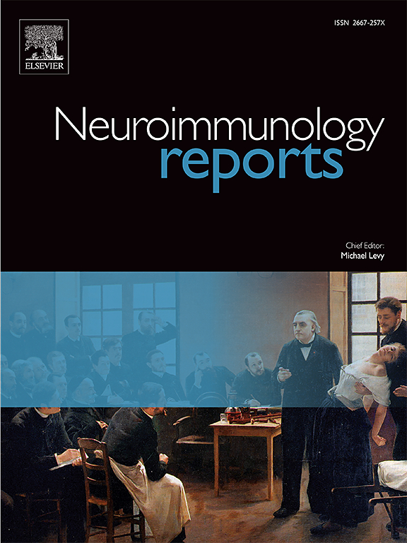 Go to journal home page - Neuroimmunology Reports
